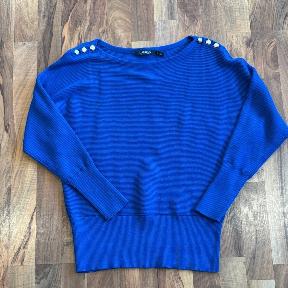 Lauren Ralph Lauren Vibrant Blue Knit sweater